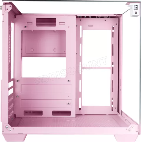 Photo de Boitier Mini Tour Micro ATX Mars Gaming MC-VISIONM avec panneaux vitrés (Rose)