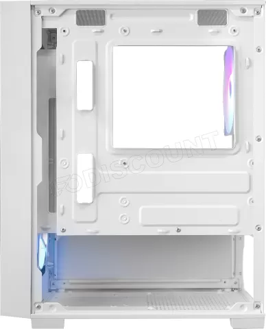 Photo de Boitier Mini Tour Micro ATX Mars Gaming MC-Vortex RGB avec panneau vitré (Blanc)