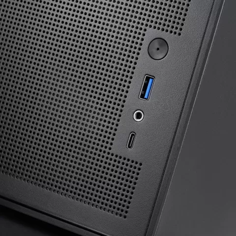 Photo de Boitier Mini Tour Micro ATX Mars Gaming MC-XPS avec panneau vitré (Noir)