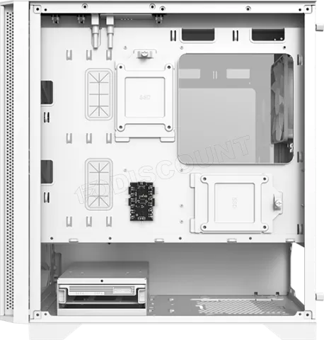 Photo de Boitier Mini Tour Micro ATX Montech Air 100 RGB avec panneaux vitrés (Blanc)