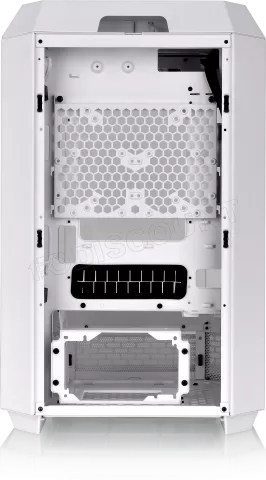 Photo de Boitier Mini Tour Micro ATX Thermaltake The Tower 300 avec panneaux vitrés (Blanc)