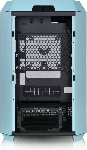 Photo de Boitier Mini Tour Micro ATX Thermaltake The Tower 300 avec panneaux vitrés (Bleu/Noir)