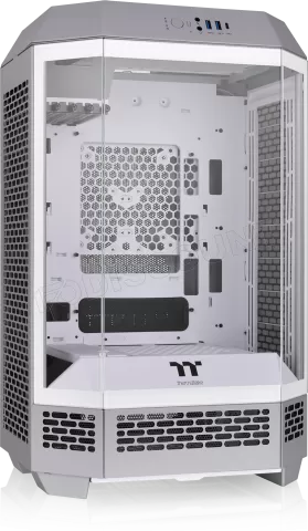 Photo de Boitier Mini Tour Micro ATX Thermaltake The Tower 300 avec panneaux vitrés (Gris)