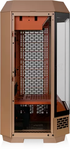 Photo de Boitier Mini Tour Micro ATX Thermaltake The Tower 300 avec panneaux vitrés (Marron)