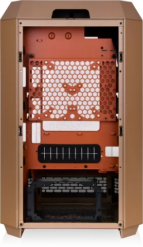 Photo de Boitier Mini Tour Micro ATX Thermaltake The Tower 300 avec panneaux vitrés (Marron)