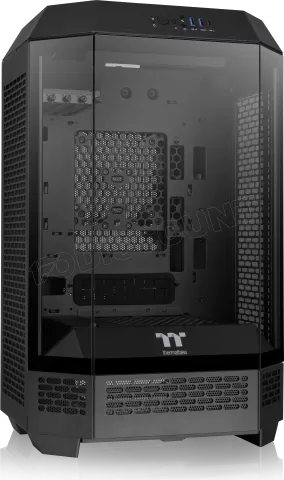 Photo de Boitier Mini Tour Micro ATX Thermaltake The Tower 300 avec panneaux vitrés (Noir)