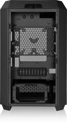 Photo de Boitier Mini Tour Micro ATX Thermaltake The Tower 300 avec panneaux vitrés (Noir)