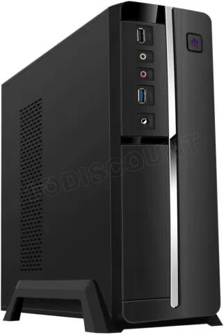 Photo de Boitier Mini Tour Micro ATX TooQ TQC-3005U3 + Alimentation 500W (Noir)