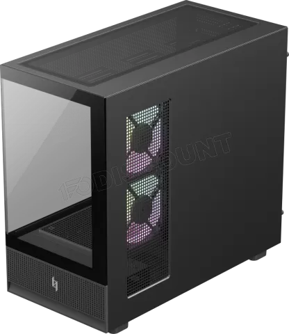Photo de Boitier Mini Tour Micro ATX Xeron Nex C31 RGB  avec panneaux vitrés (Noir)