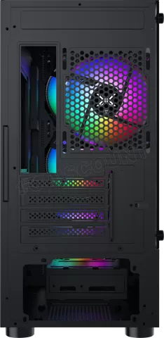 Photo de Boitier Mini Tour Micro ATX Xigmatek NYX Air RGB avec panneau vitré (Noir)