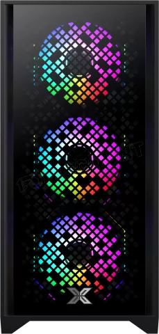 Photo de Boitier Mini Tour Micro ATX Xigmatek NYX II RGB avec panneaux vitrés (Noir)