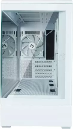 Photo de Boitier Mini Tour Micro ATX Zalman P30 RGB avec panneaux vitrés (Blanc)