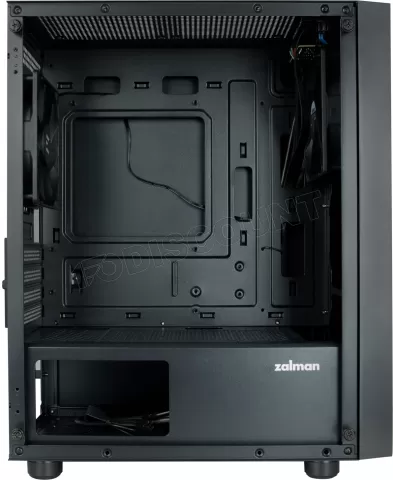 Photo de Boitier Mini Tour Micro ATX Zalman T3 Plus avec panneau vitré (Noir)