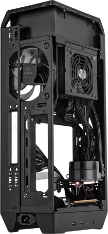 Photo de Boitier Mini Tour Mini ITX Cooler Master NCore 100 Max (Gris) avec alimentation 850W