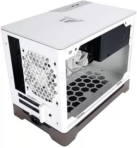 Photo de Boitier Mini Tour Mini ITX InWin A1 Prime RGB avec panneau vitré + Alimentation 750W (Blanc)