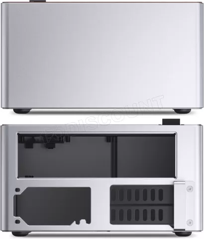 Photo de Boitier Mini Tour Mini-ITX Jonsbo NV10 (Argent)