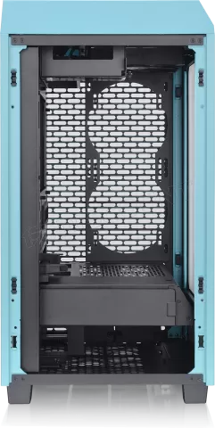 Photo de Boitier Mini Tour Mini ITX Thermaltake The Tower 200 avec panneaux vitrés (Bleu)