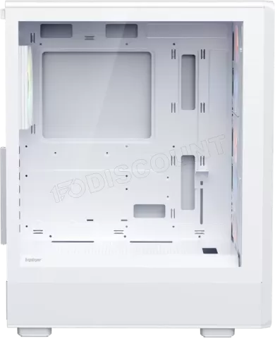Photo de Boitier Moyen Tour ATX 1stPlayer BR7 RGB avec panneaux vitrés (Blanc)
