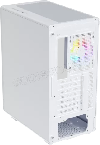 Photo de Boitier Moyen Tour ATX 1stPlayer BR7 RGB avec panneaux vitrés (Blanc)