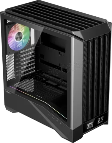 Photo de Boitier Moyen Tour ATX 1stPlayer GM8 RGB avec panneau vitré (Noir)