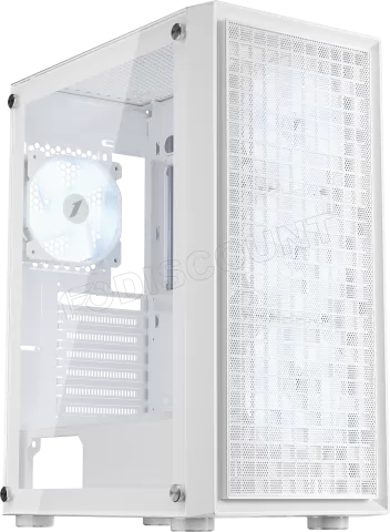 Photo de Boitier Moyen Tour ATX 1stPlayer Go6 RGB avec panneau vitré (Blanc)