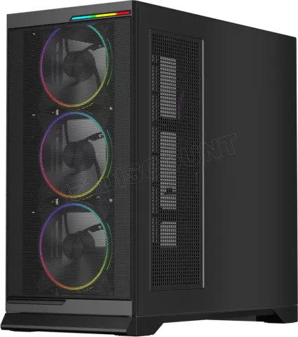 Photo de Boitier Moyen Tour ATX 1stPlayer GP9 RGB avec panneau vitré (Noir)