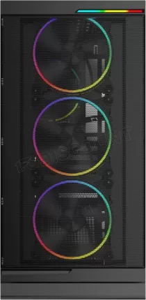 Photo de Boitier Moyen Tour ATX 1stPlayer GP9 RGB avec panneau vitré (Noir)