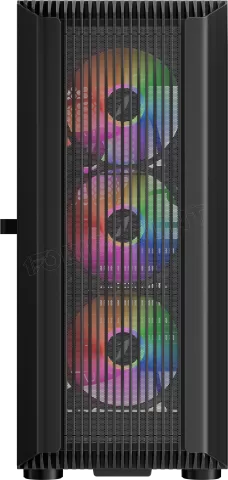 Photo de Boitier Moyen Tour ATX 1stPlayer H6 RGB avec panneau vitré (Noir)