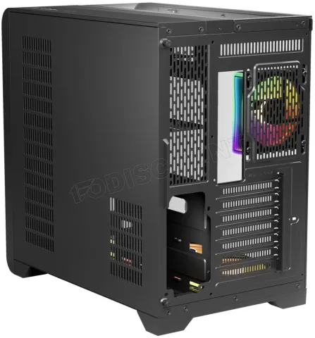 Photo de Boitier Moyen Tour ATX 1stPlayer RT7 RGB avec panneaux vitrés (Noir)
