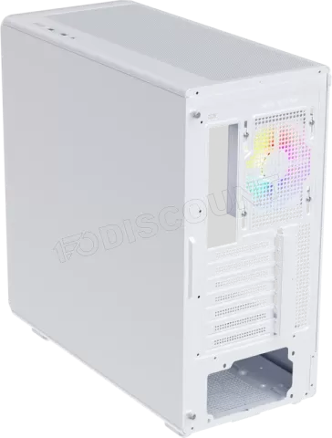 Photo de Boitier Moyen Tour ATX 1stPlayer WA8 RGB avec panneau vitré (Blanc)