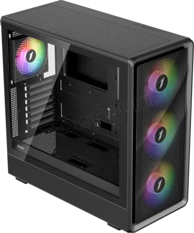 Photo de Boitier Moyen Tour ATX 1stPlayer WA8 RGB avec panneau vitré (Noir)