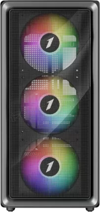 Photo de Boitier Moyen Tour ATX 1stPlayer WA8 RGB avec panneau vitré (Noir)