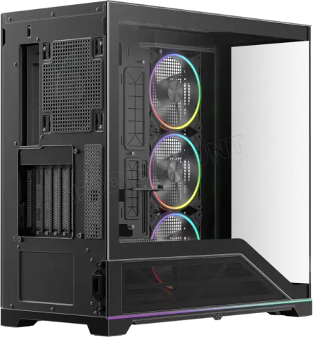 Photo de Boitier Moyen Tour ATX 1stPlayer WP8 RGB avec panneaux vitrés (Noir)