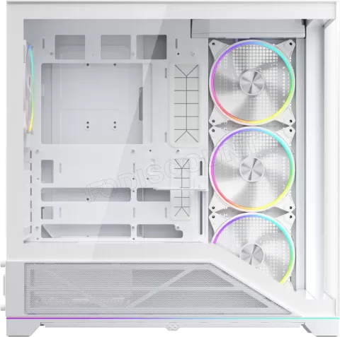 Photo de Boitier Moyen Tour ATX 1stPlayer WP9 RGB avec panneaux vitrés (Blanc)