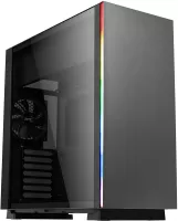 Photo de Boitier Moyen Tour ATX AeroCool Glo RGB avec panneau vitré (Noir)