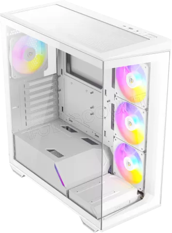 Photo de Boitier Moyen Tour ATX Antec Constellation C3 RGB avec panneaux vitrés (Blanc)