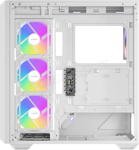 Photo de Boitier Moyen Tour ATX Antec Constellation C3 RGB avec panneaux vitrés (Blanc)