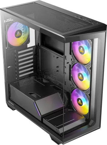 Photo de Boitier Moyen Tour ATX Antec Constellation C3 RGB avec panneaux vitrés (Noir)