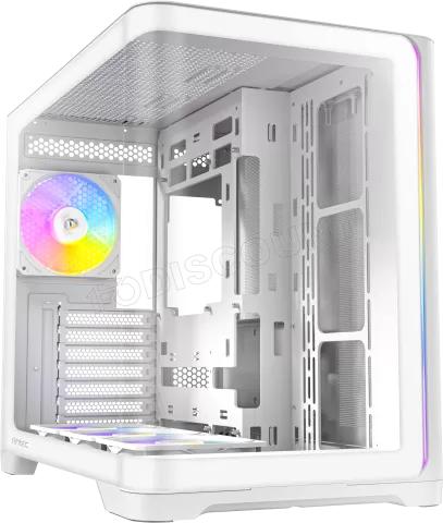 Photo de Boitier Moyen Tour ATX Antec Constellation C5 Curve RGB avec panneaux vitrés (Blanc)