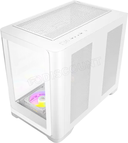 Photo de Boitier Moyen Tour ATX Antec Constellation C5 Curve RGB avec panneaux vitrés (Blanc)