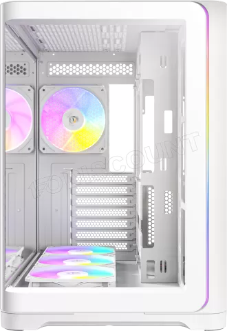 Photo de Boitier Moyen Tour ATX Antec Constellation C5 Curve RGB avec panneaux vitrés (Blanc)