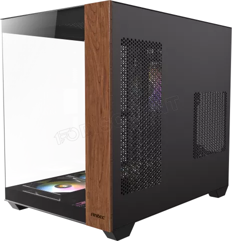 Photo de Boitier Moyen Tour ATX Antec CX800 Wood RGB avec panneaux vitrés (Noir)