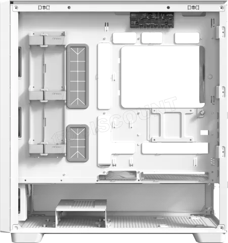 Photo de Boitier Moyen Tour ATX Antec Flux avec panneau vitré (Blanc/Marron)