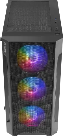 Photo de Boitier Moyen Tour ATX Antec NX260 RGB avec panneaux vitrés (Noir)