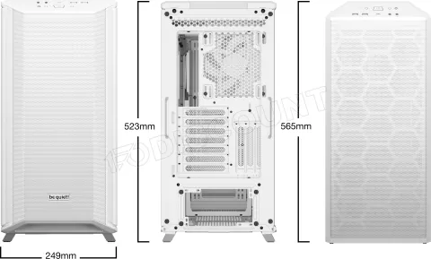 Photo de Boitier Moyen Tour ATX be quiet! Dark Base 701 RGB avec panneau vitré (Blanc)