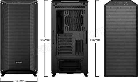 Photo de Boitier Moyen Tour ATX be quiet! Dark Base 701 RGB avec panneau vitré (Noir)