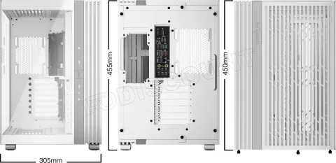 Photo de Boitier Moyen Tour ATX be quiet! Light Base 600 DX RGB avec panneaux vitrés (Blanc)