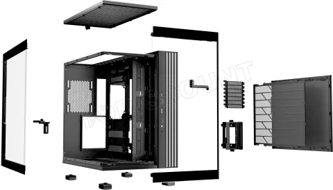 Photo de Boitier Moyen Tour ATX be quiet! Light Base 600 DX RGB avec panneaux vitrés (Noir)