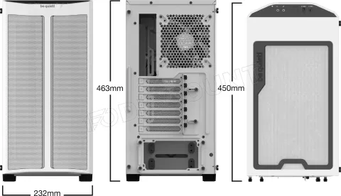 Photo de Boitier Moyen Tour ATX be quiet! Pure Base 500 DX RGB avec panneau vitré (Blanc)