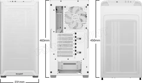 Photo de Boitier Moyen Tour ATX be quiet! Pure Base 501 AirFlow avec panneau vitré (Blanc)